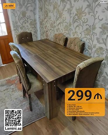 Ev və bağ: Masa dəsti – La Mini - Ölçülər: 90 × 160 sm - Mexanizm: Açılmayan - — 1
