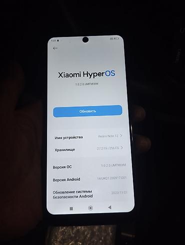 Техника жана электроника: Смартфон Redmi Note 12 (модель 23021RAAEG), с актуальной системой — 3
