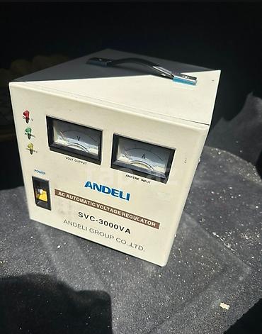 stabilizator 5000w: Andeli Stablizator satilir. Gucu 3000 likdir. Az islenib. Magaza boyuk — 1