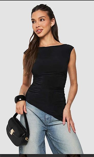 Boohoo ženska bluza – veličina L – NOVO Pazuh 52,duzina 58/66cm -
