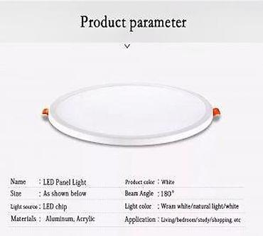 karirana: LED plafonska svetlost AC220V 6W 15W 18W 20W 30W. LED plafonska — 6