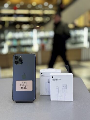 Poco: IPhone 11 Pro, Б/у, 256 ГБ, Graphite, Зарядное устройство, 100 %