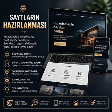 Digər xidmətlər: Veb saytların hazırlanması | Domen, Hosting — 1