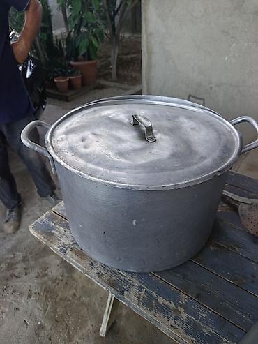 gazan: Qazan, rəng - Boz, Alüminium, 5-dən çox l — 1