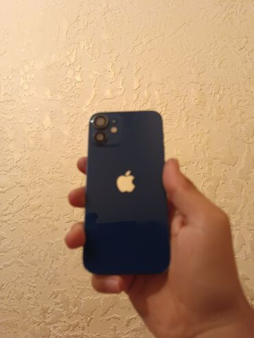 аерподс про: IPhone 12 mini, Колдонулган, 64 ГБ, Blue Titanium, Каптама, 81 %