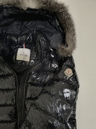 mont jakna zenska: Moncler, L (EU 40), Jednobojni, Sa postavom