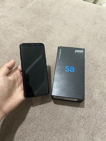 Samsung Galaxy S8, Б/у, 64 ГБ, цвет - Черный, 1 SIM, 2 SIM, eSIM at lalafo.kg Samsung Galaxy S8, Б/у, 64 ГБ, цвет - Черный, 1 SIM, 2 SIM, eSIM