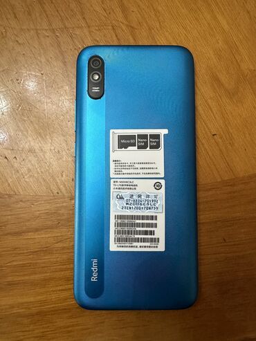 Мобильные телефоны: Xiaomi, Redmi 9A, Б/у, 64 ГБ, цвет - Голубой, 2 SIM
