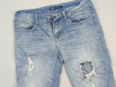 jeansowe spódniczka z dziurami: Shorts, S (EU 36), condition - Good