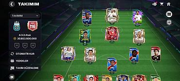 oyuncu telefon: EA Sports FC Mobile hesabı – yüksək reytinqli komanda - Ümumi GEN — 1