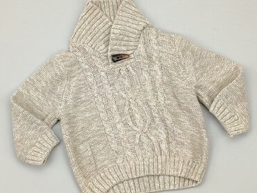 sukienka dzianinowa beżowa: Sweater, Mothercare, 6-9 months, condition - Very good