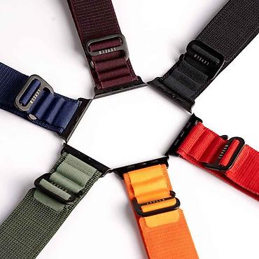 Smart saatlar üçün kemerler 42-44-45-49 mm Parça, metal, rezin