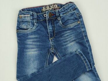 jeans szerokie: Spodnie jeansowe, S&D, 3-4 lat, 98/104, stan - Dobry