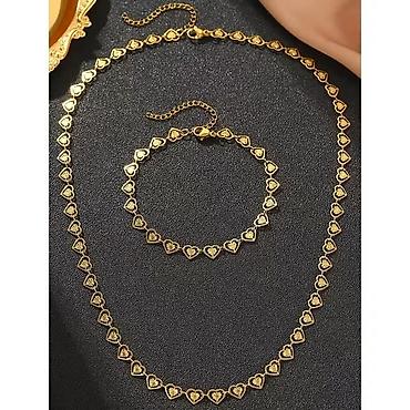 Setovi nakita: Ogrlica + narukvica
Cena:1400din — 6