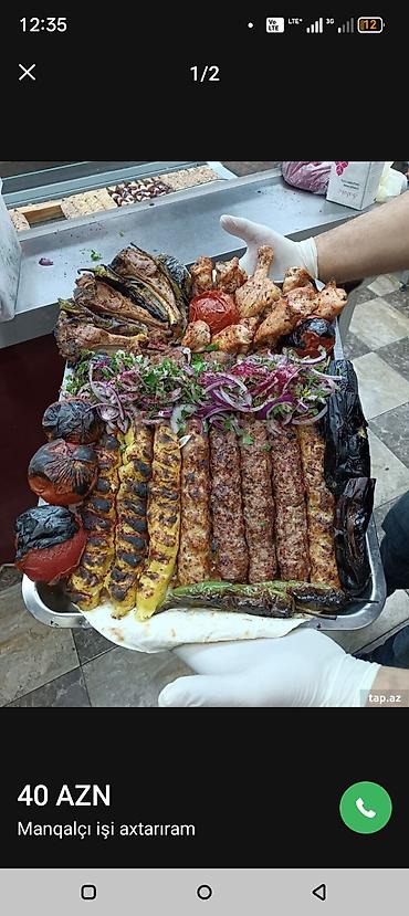 Otel, kafe, restoranlar: 40 AZN. Manqalçı işi axtarıram — 2