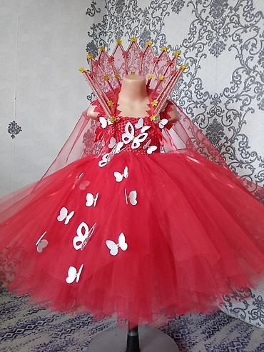 Платья: Детское платье, цвет - Белый, Новый — 29