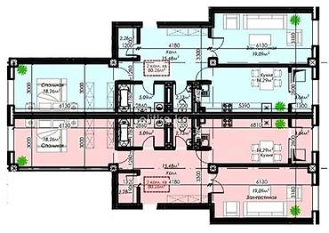 комната с подселением бишкек: 2 комнаты, 88 м², Элитка, 5 этаж, ПСО (под самоотделку) — 6