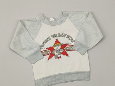 sweterek biały do chrztu: Sweatshirt, 1.5-2 years, 86-92 cm, condition - Fair