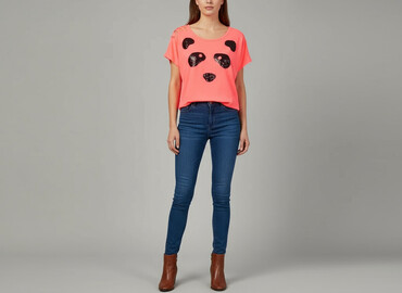 koszulka rolling stones stradivarius: Blind Date, T-shirt damski, rozmiar L