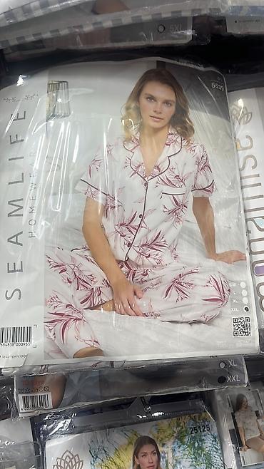 Пижамы: Пижама, Сатин, Турция, Все размеры — 9