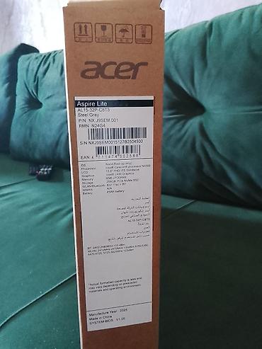 casper via a1: Acer Aspire Lite AL15-32P-C8T3 noutbuku Texniki xüsusiyyətlər: - — 3