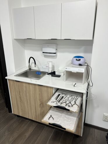 Другое оборудование для салонов красоты: Маникюрный стол Полки под лаки Лабораторный шкаф Шкаф под сухожар — 6