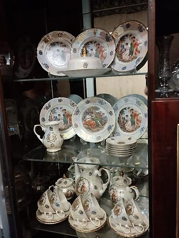 kahla: Çay dəsti, 6 nəfərlik, Almaniya — 1