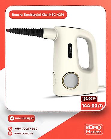 Məişət məhsulları: 🔥 Buxarlı Təmizləyici Maşın Kiwi KSC-4214 ✅ Marka: Kiwi ✅ Gücü: 1500 — 1