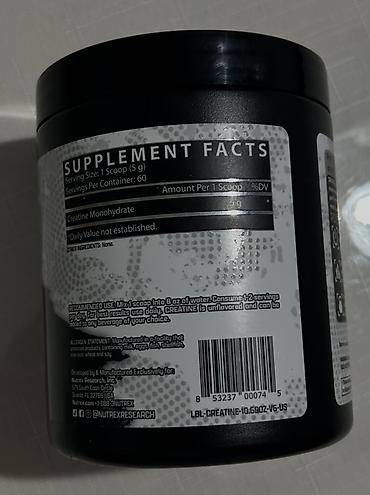 Спортивное питание: Nutrex Research Creatine Monohydrate – tozsuz (unflavored) kreatin — 3