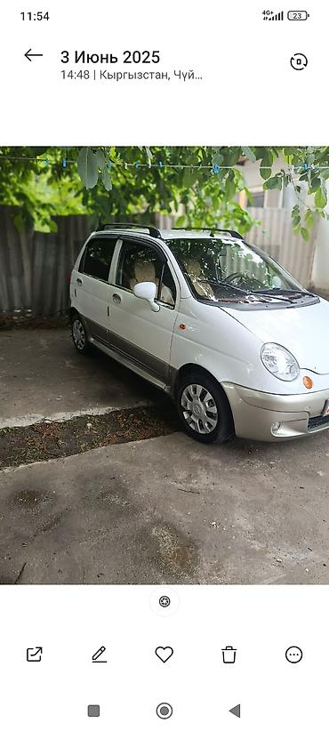 Транспорт: Daewoo Matiz: 2003 г., 0.8 л, Автомат, Бензин, Хэтчбэк — 1