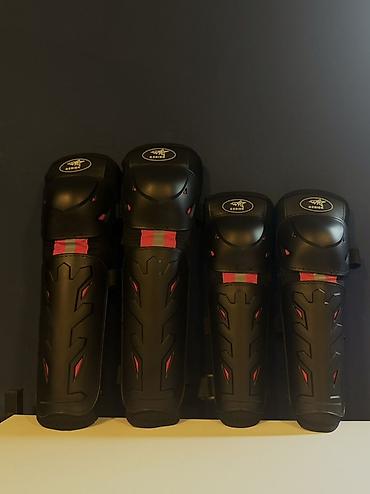 moto salvar: Motosiklet üçün diz və baldır qoruyucu dəst - Model: AVV Design — 2