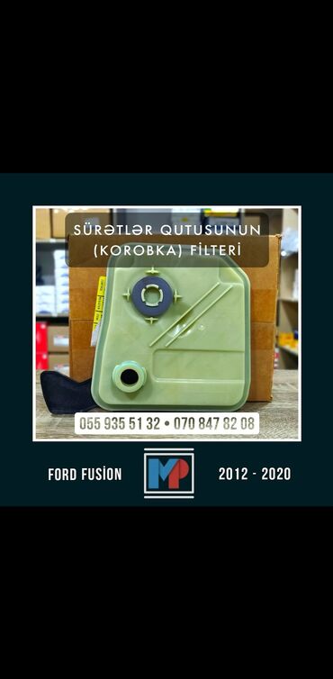 Prokladkalar, salniklər: Ford Fusion suretler qutusunun filteri, korobka filteri ve diger