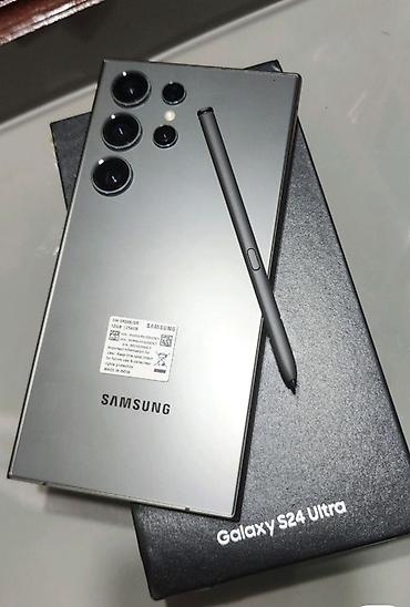 samsung s24: Samsung Galaxy S24 Ultra, 256 GB, rəng - Boz, İki sim kartlı — 1