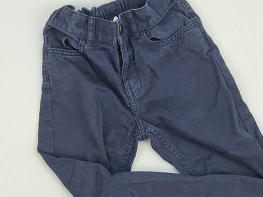 spodnie szwedy jeans: Spodnie jeansowe, H&M, 8 lat, 128, stan - Dobry