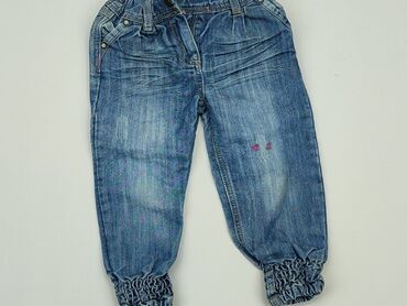 Jeansowe: Spodnie jeansowe, DenimCo, 4-5 lat, 104/110, stan - Dobry