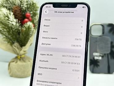 Apple iPhone: IPhone 12, Б/у, Синий, Зарядное устройство, Защитное стекло, Чехол, 100 % — 10