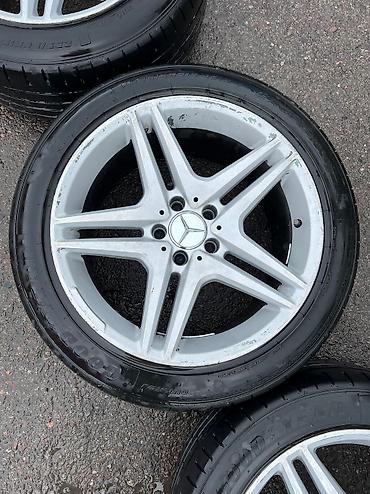 Транспорт: Литые Диски R 18 AMG, Комплект, отверстий - 5, Б/у — 7