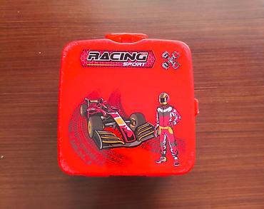 Uşaq üçün nahar qabı – “Racing Sport” dizaynlı - İki tərəfli açılan