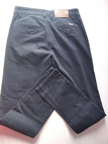 odece: Teget muške pantalone – Harmon & Blaine 11 - Model: chino/pametne — 3