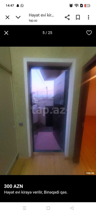 Uzunmüddətli kirayə evlər: 60 kv. m, 2 otaqlı, İnternet, Telefon, Qaz — 22