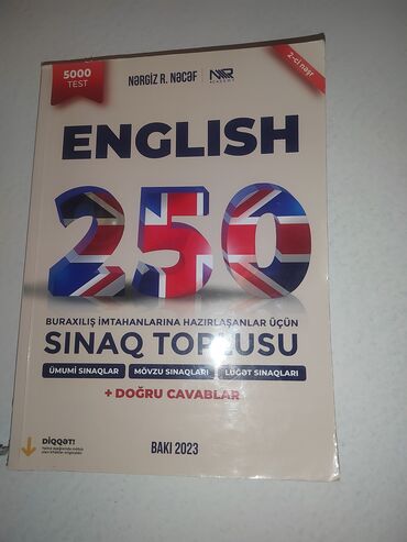 ingilis test toplusu: Buraxılış imtahanlarına hazırlaşanlar üçün nəzərdə tutulmuş "English