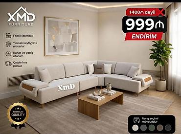 mebel ustu: XMD Furniture künc divan - Fabrik istehsalı - Yüksək keyfiyyətli — 1