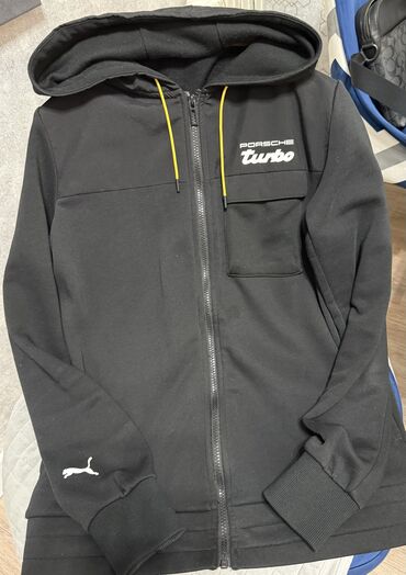 Спортивные костюмы: Мужской спортивный костюм, S (EU 36), Puma, Б/у, цвет - Черный, Самовывоз