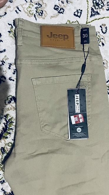 true religion джинсы: Мужские брюки Jeep Spirit - Классическая модель чинос прямого кроя - — 3
