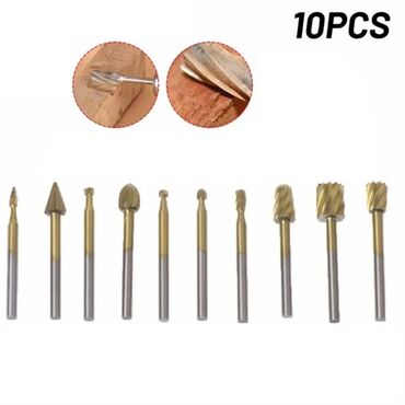 Digər alətlər: Yonmaq üçün ucluqlar, həm taxta üçün olanı var həm metal üçün olanı — 11