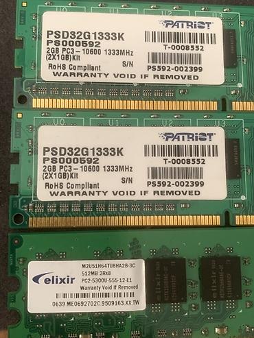 Оперативная память (RAM) для ПК: Оперативная память DDR3 и DDR2 для настольных ПК. Комплект Patriot — 2