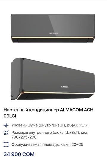 Настенные кондиционеры: Сплит-система, Almacom, Новый, До 18 м², Классический — 7