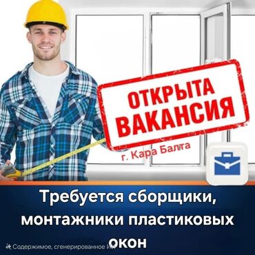 посудамойщица аламедин 1: Талап кылынат Кураштыруучу, Төлөм Келишим түрдө, Тажрыйбасыз