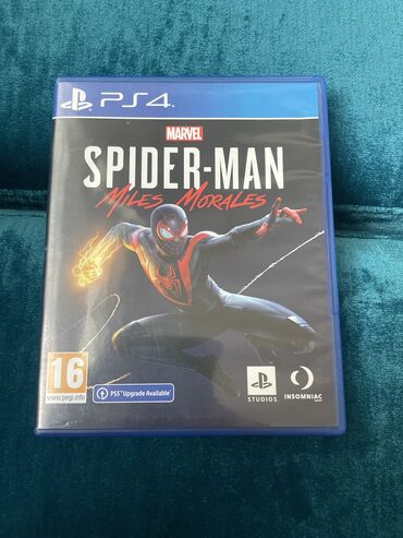 en ucuz oyun konsolları: Spider-Man Miles Morales, ps4/ps5 gedir, Ciziqi yoxdur ela