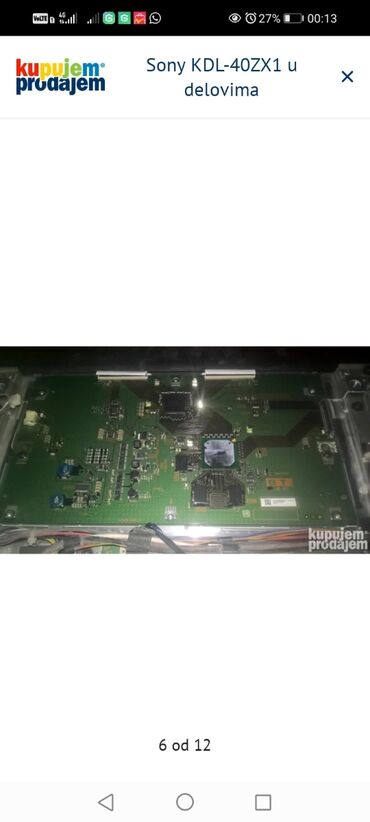 Aksesoari za TV i video: Sony KDL-40ZX1 u delovima SONY - DRIVER - A1566739A, 1-878-249-11 — 6